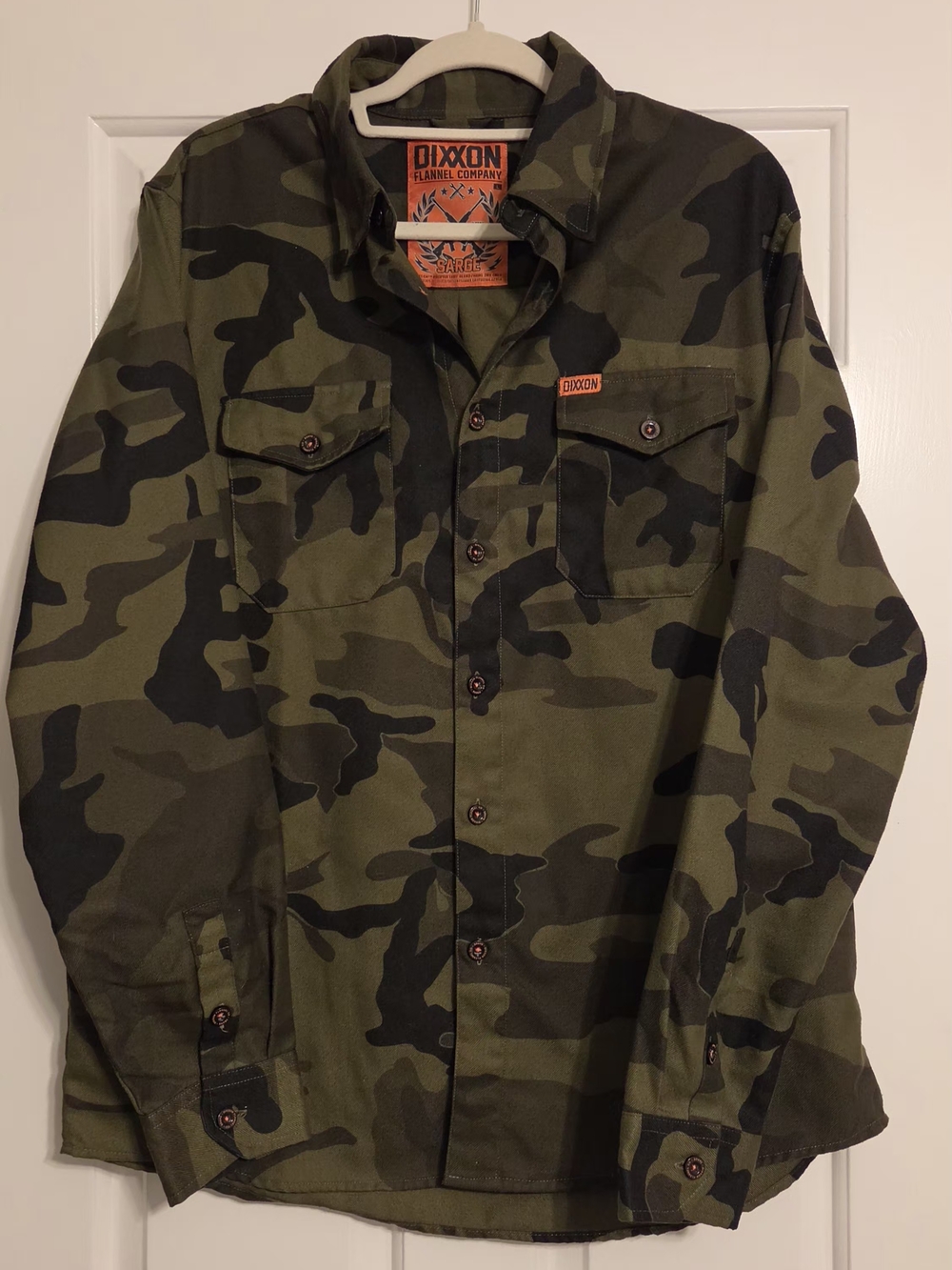 Dixxon Flannel Co. "The Sarge" Camo Flannel Shirt - Men's Size Large (L)